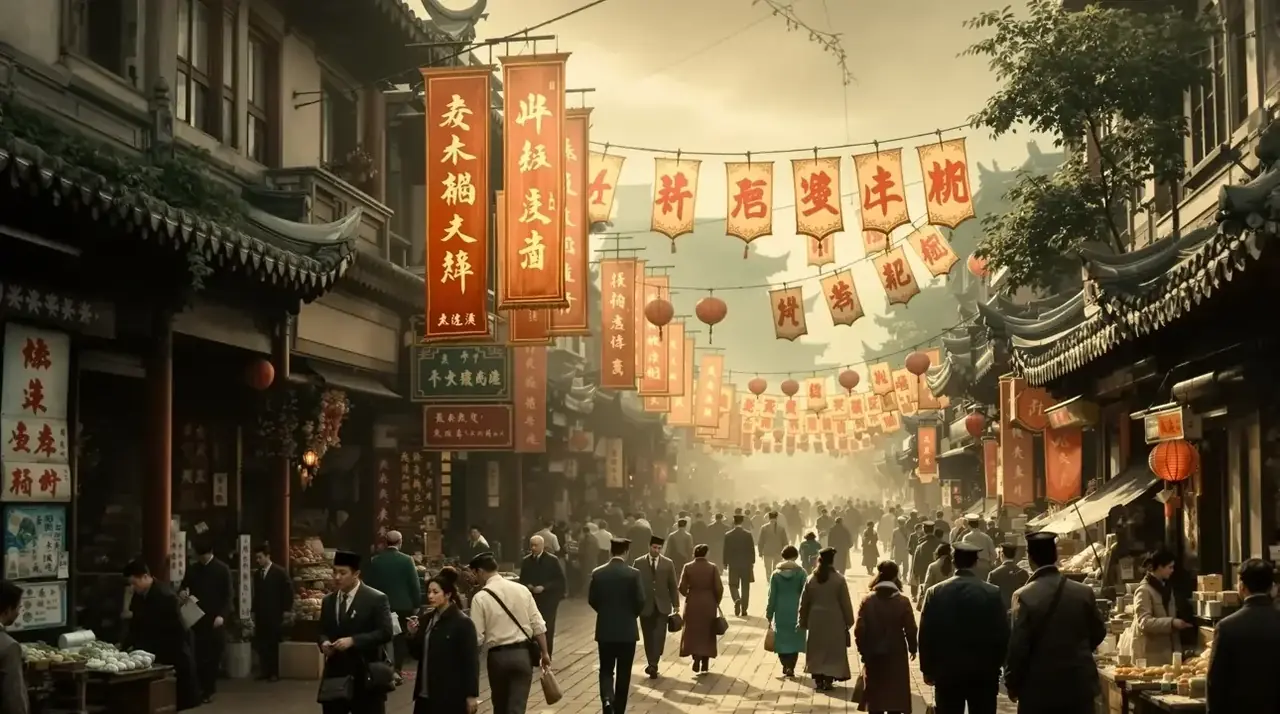 长街往事 剧照背景
